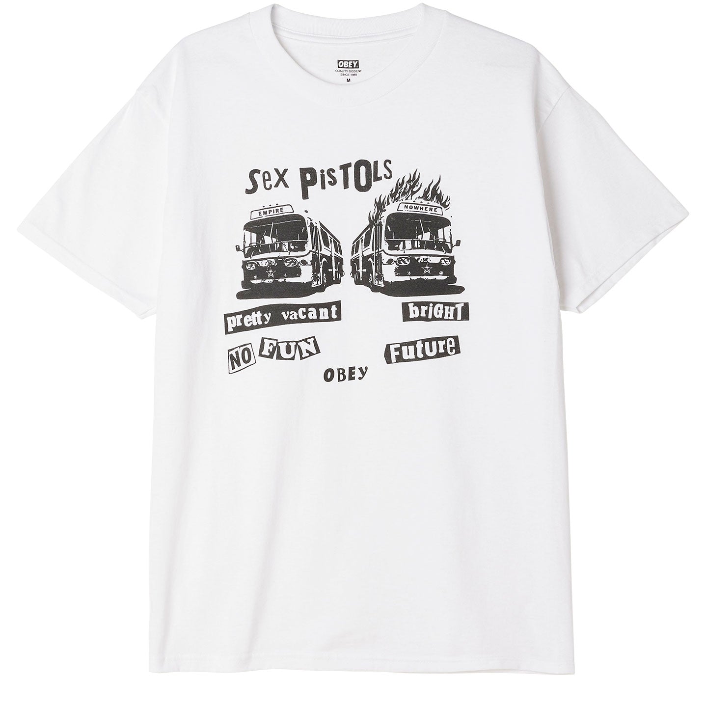 OBEY x Sex Pistols Bright Future T-Shirt - White