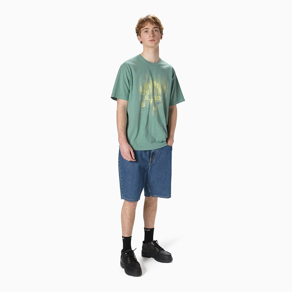 TINT Brushed Paint Tee - Emerald
