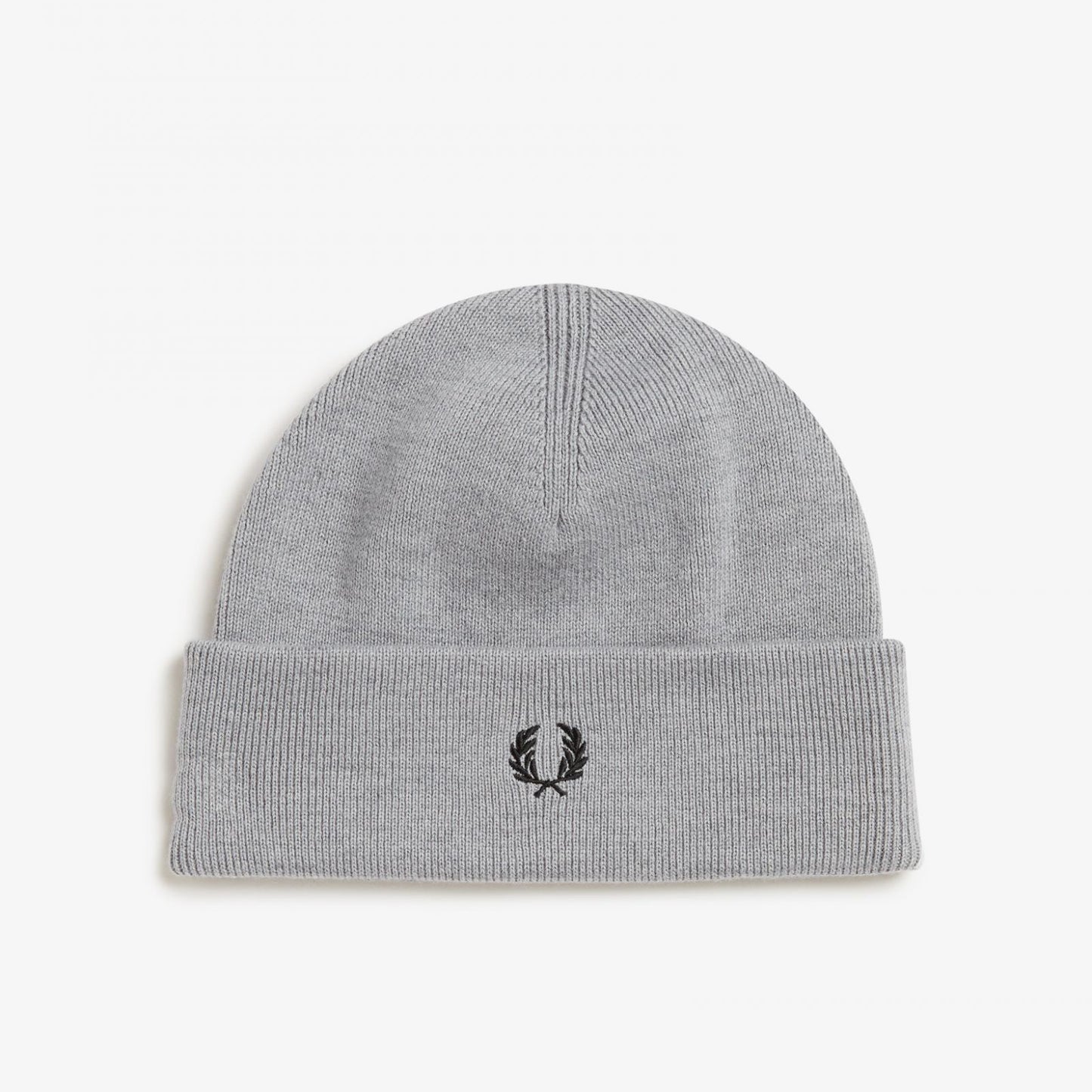 Fred Perry Merino Wool Beanie - Steel Marl