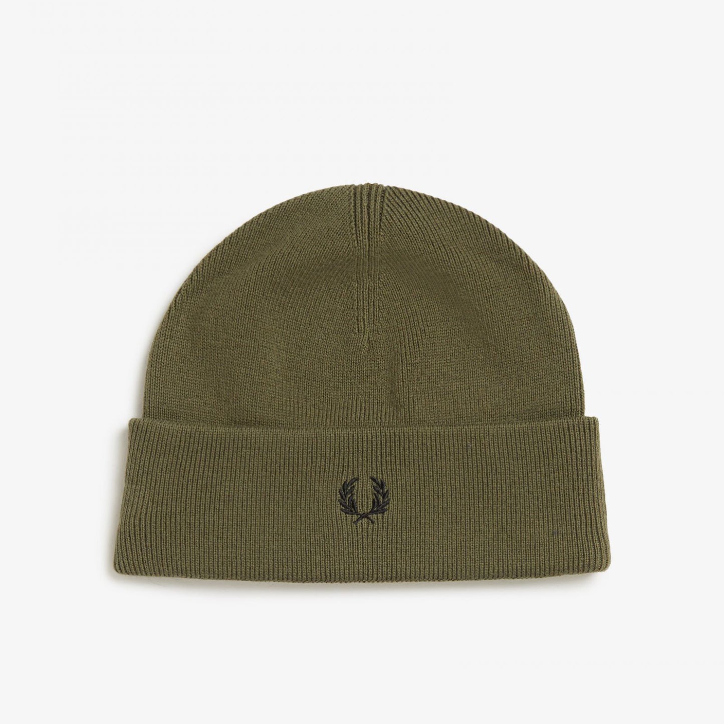 Fred Perry Merino Wool Beanie - Uniform Green