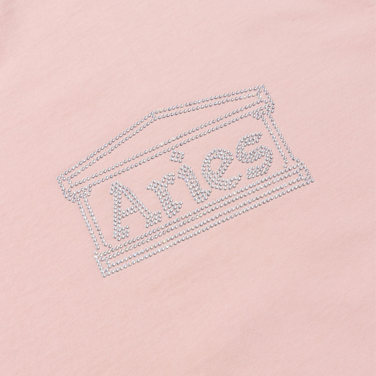 Aries Arise Crystal Temple T-Shirt - Pink