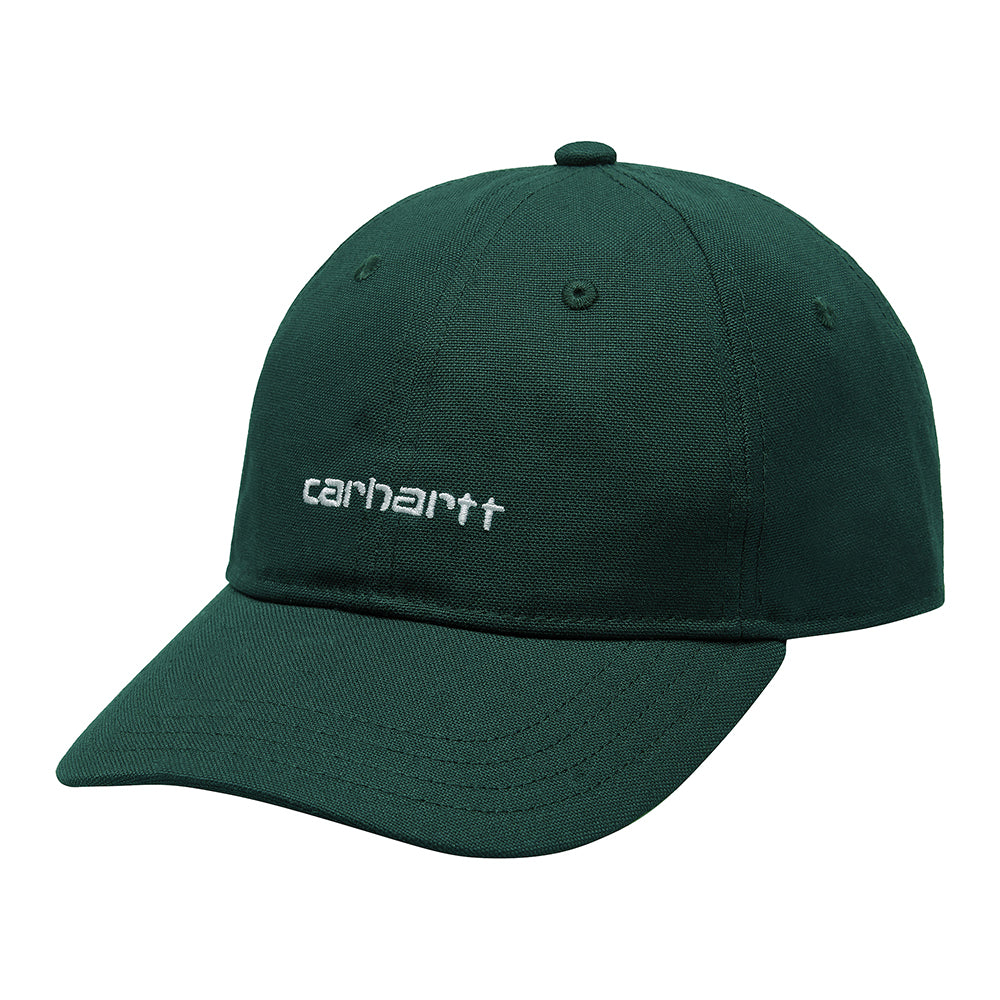 Carhartt WIP Canvas Script Cap - Treehouse White