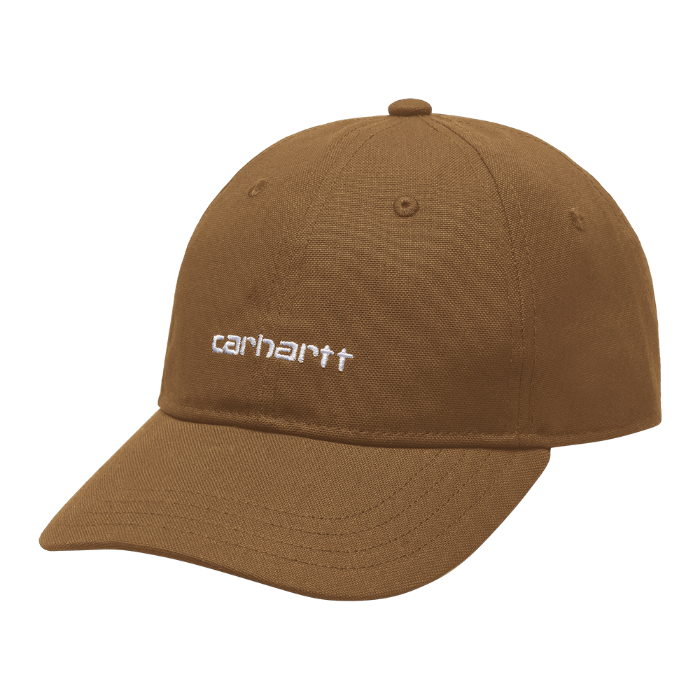 Carhartt WIP Canvas Script Cap - Tamarind White