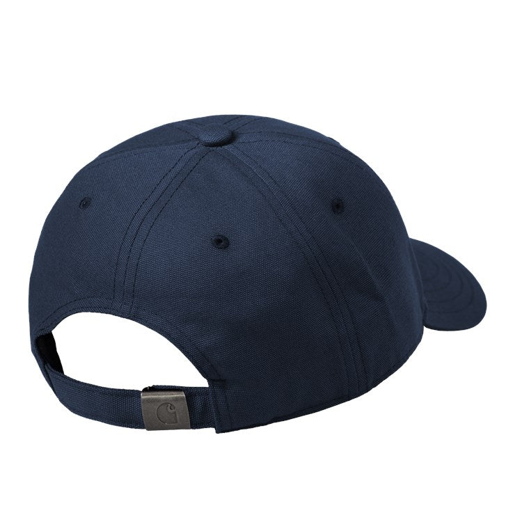 Carhartt WIP Canvas Script Cap - Air Force Blue Malbec