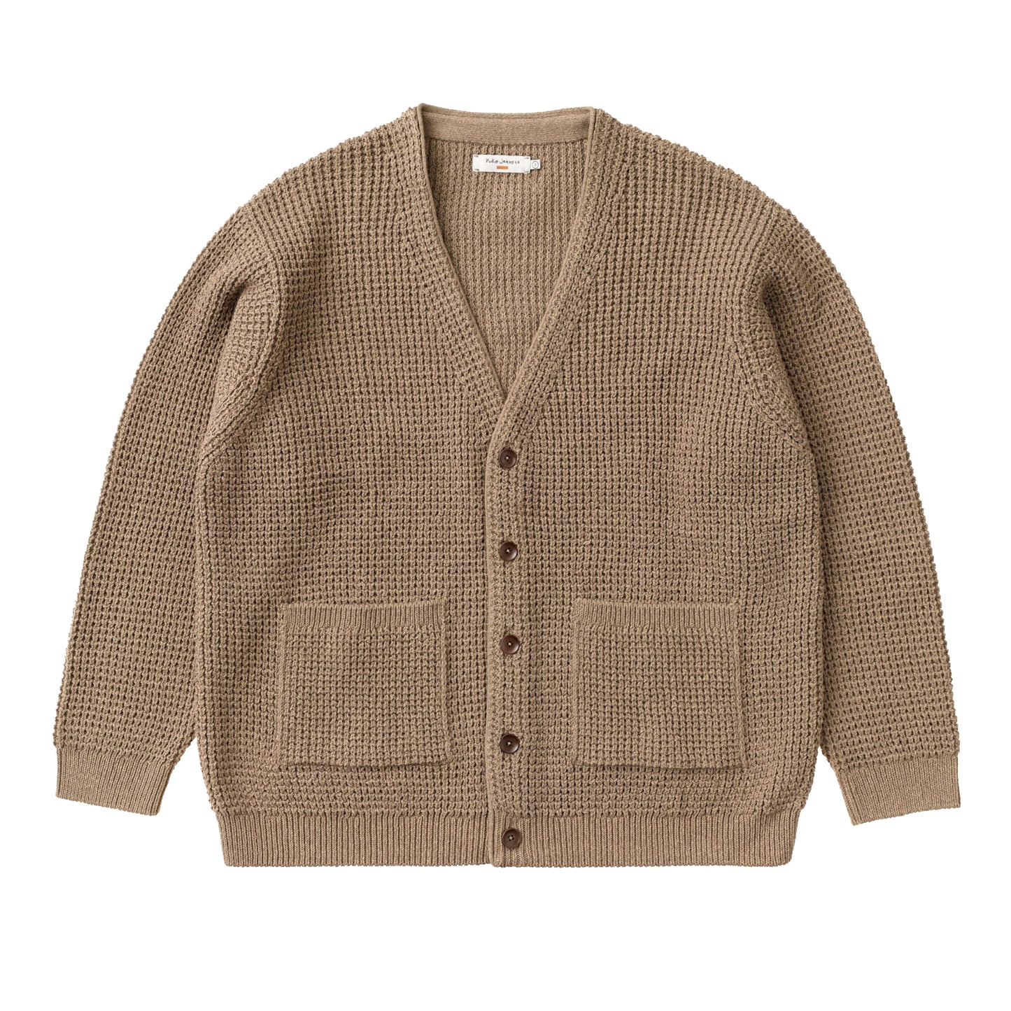 Nudie Jeans Co. Rebirth Cardigan - Beige Melange