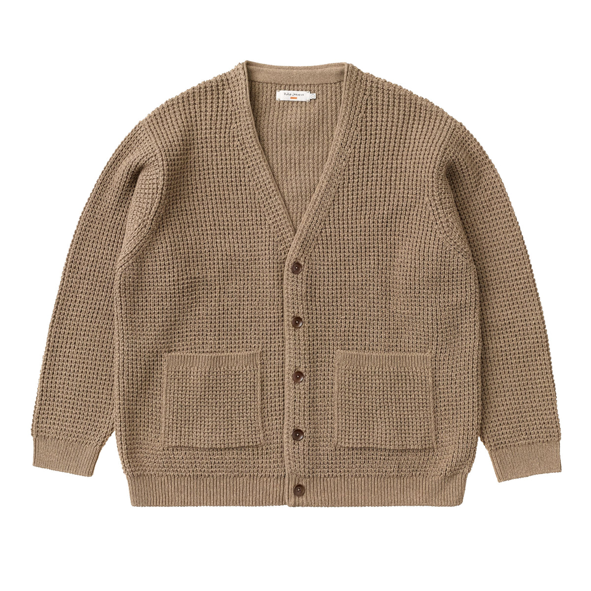 Nudie Jeans Co. Rebirth Cardigan - Beige Melange