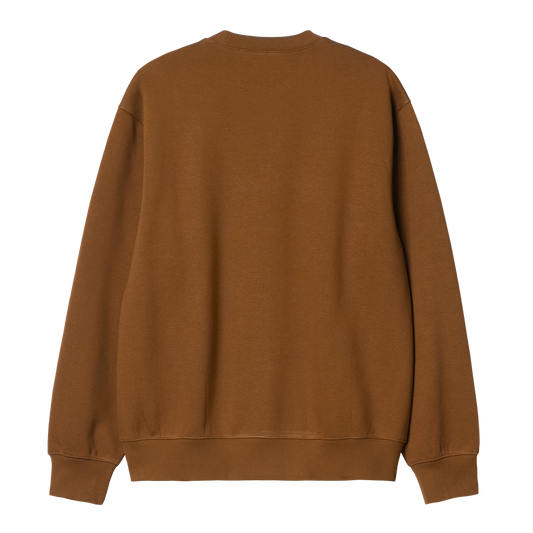 Carhartt WIP Carhartt Sweatshirt - Deep Hamilton Brown Black