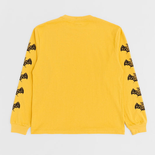 Heresy Bats LS Tee - Yellow