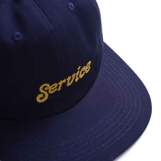 Service Works Chainstitch Script Cap - Navy