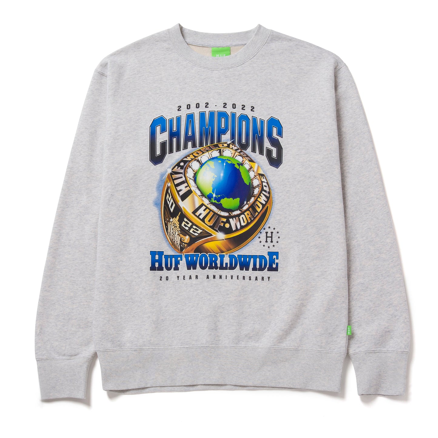 HUF Champions Crewneck Sweatshrit - Athletic Heather