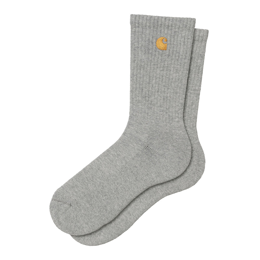 Carhartt WIP Chase Socks - Grey Heather Gold