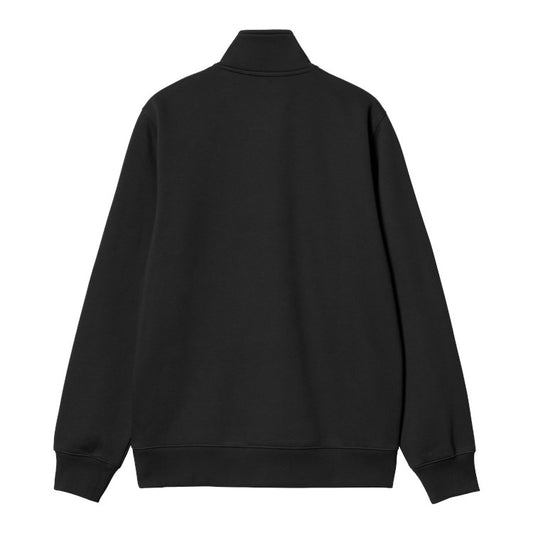 Carhartt WIP Chase Neck Zip Sweat - Black Gold