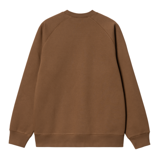 Carhartt WIP Chase Sweat - Tamarind Gold