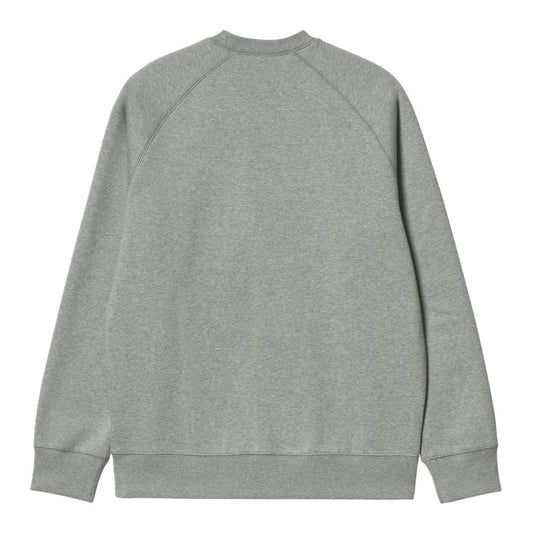Carhartt WIP Chase Sweat - Grey Heather Gold