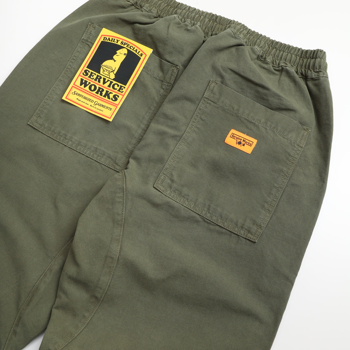 Service Works Canvas Chef Pant - Olive
