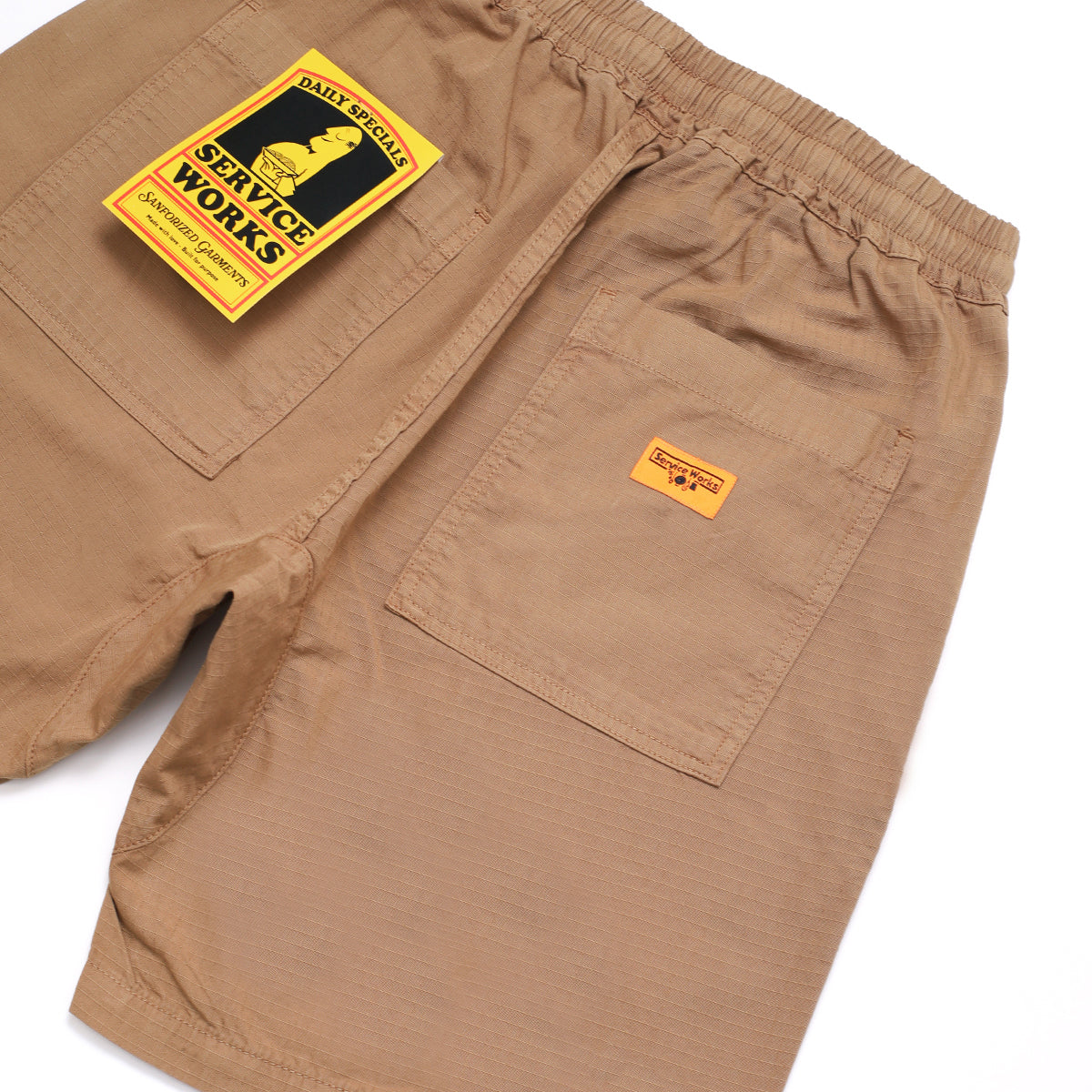 Service Works Ripstop Chef Shorts - Mink