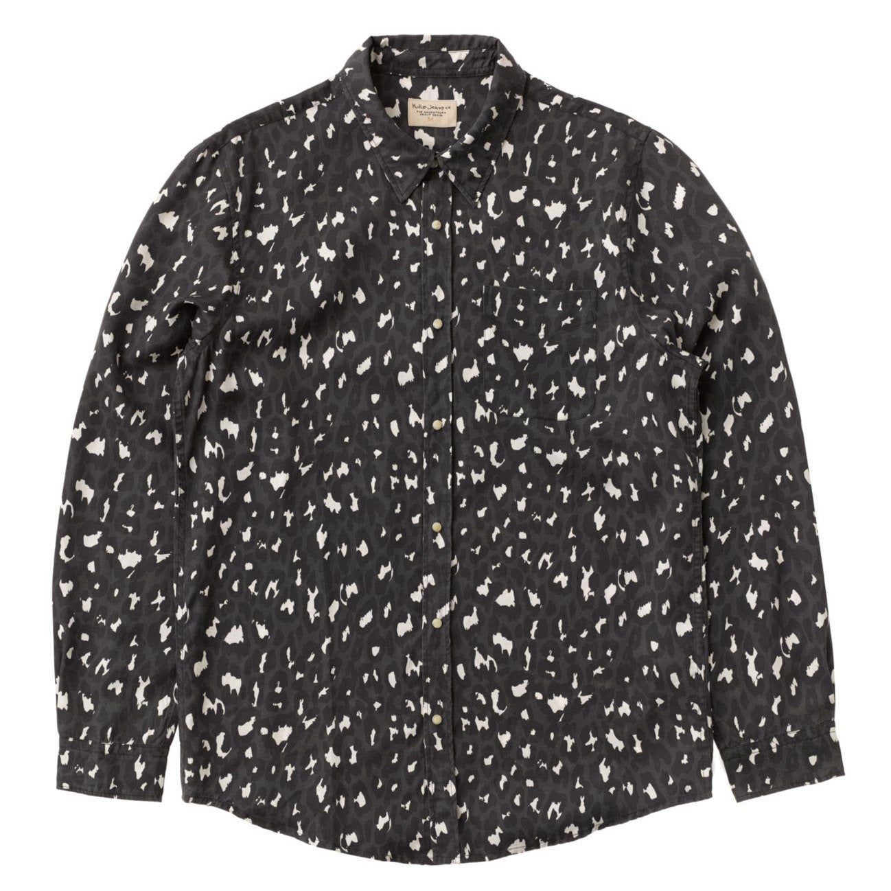 Nudie Jeans Co. Chuck Black Leopard Shirt - Multi