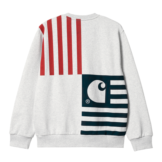 Carhartt WIP Coast State Sweat - Ash Heather