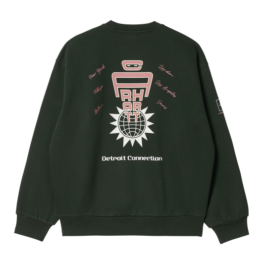 Carhartt WIP Connect Sweatshirt - Dark Cedar