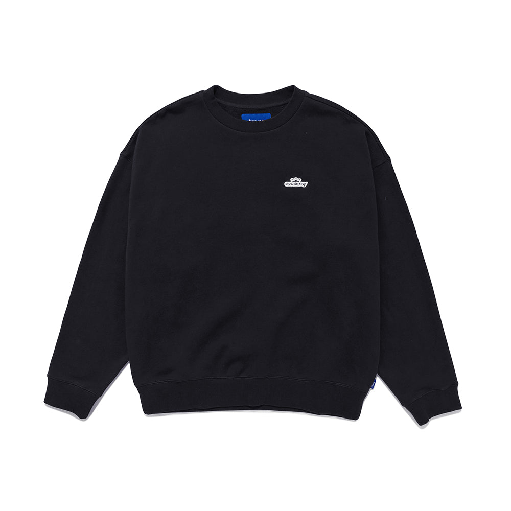 Crown Logo Crewneck - Black