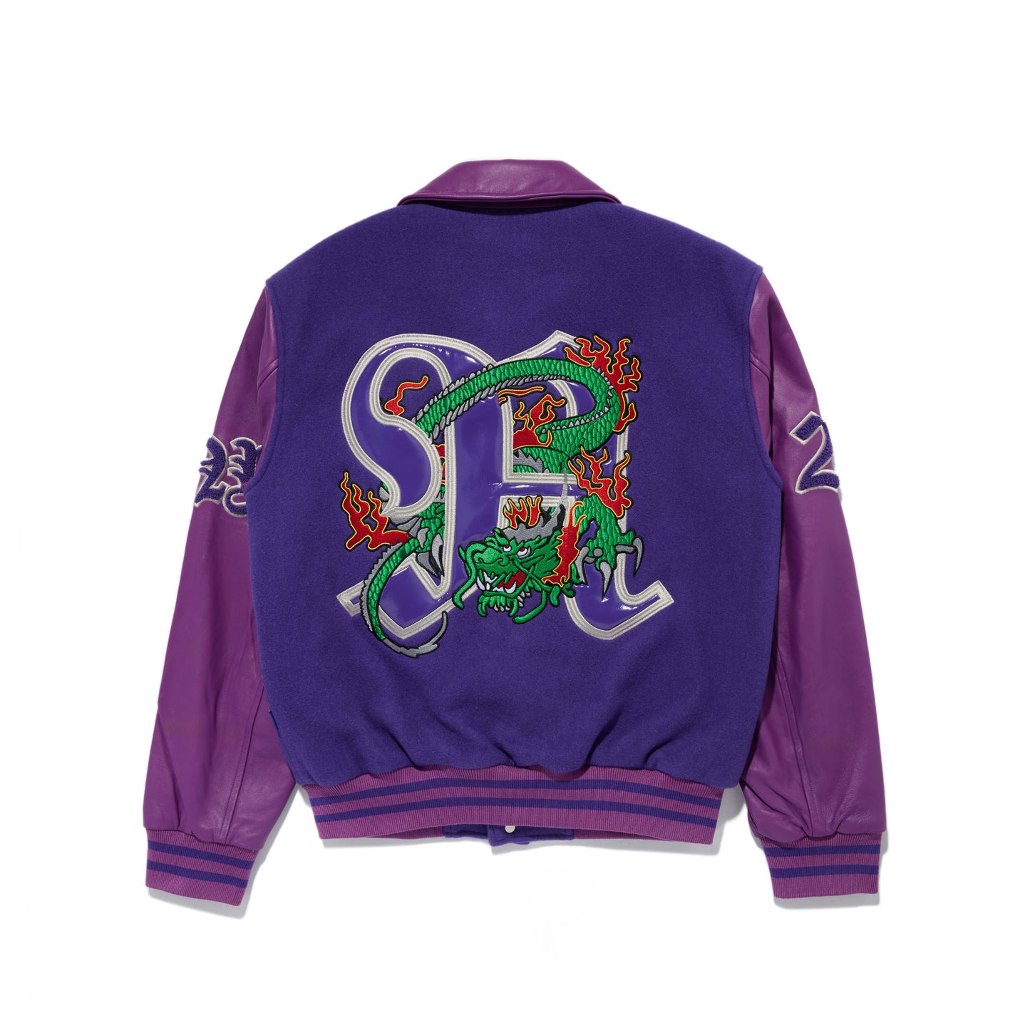 Awake NY Varsity Jacket - Purple