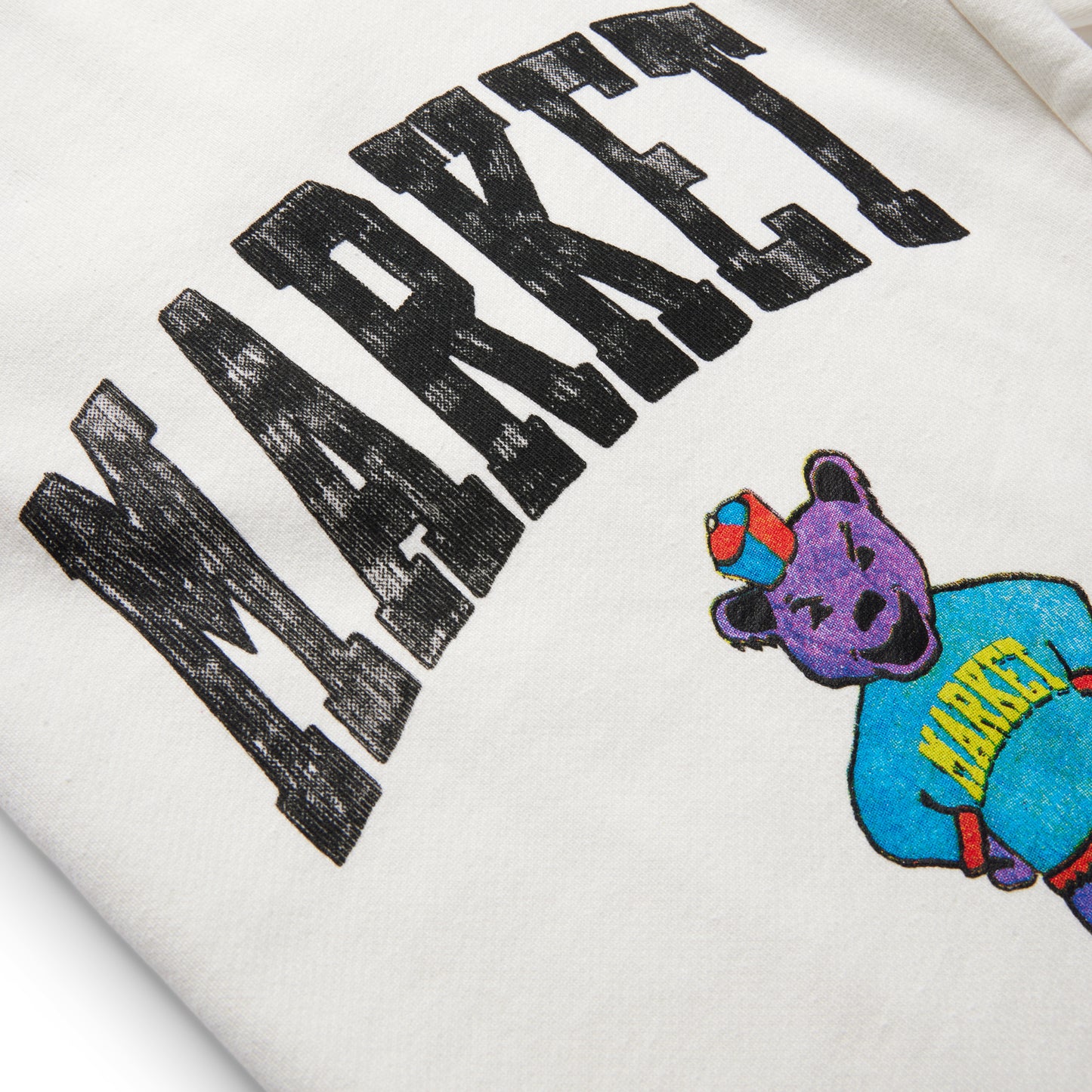 MARKET Varsity Hand-Drawn Sweatpants - Cream