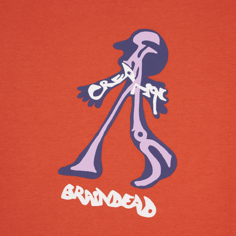 Brain Dead Creeper T-Shirt - Brown