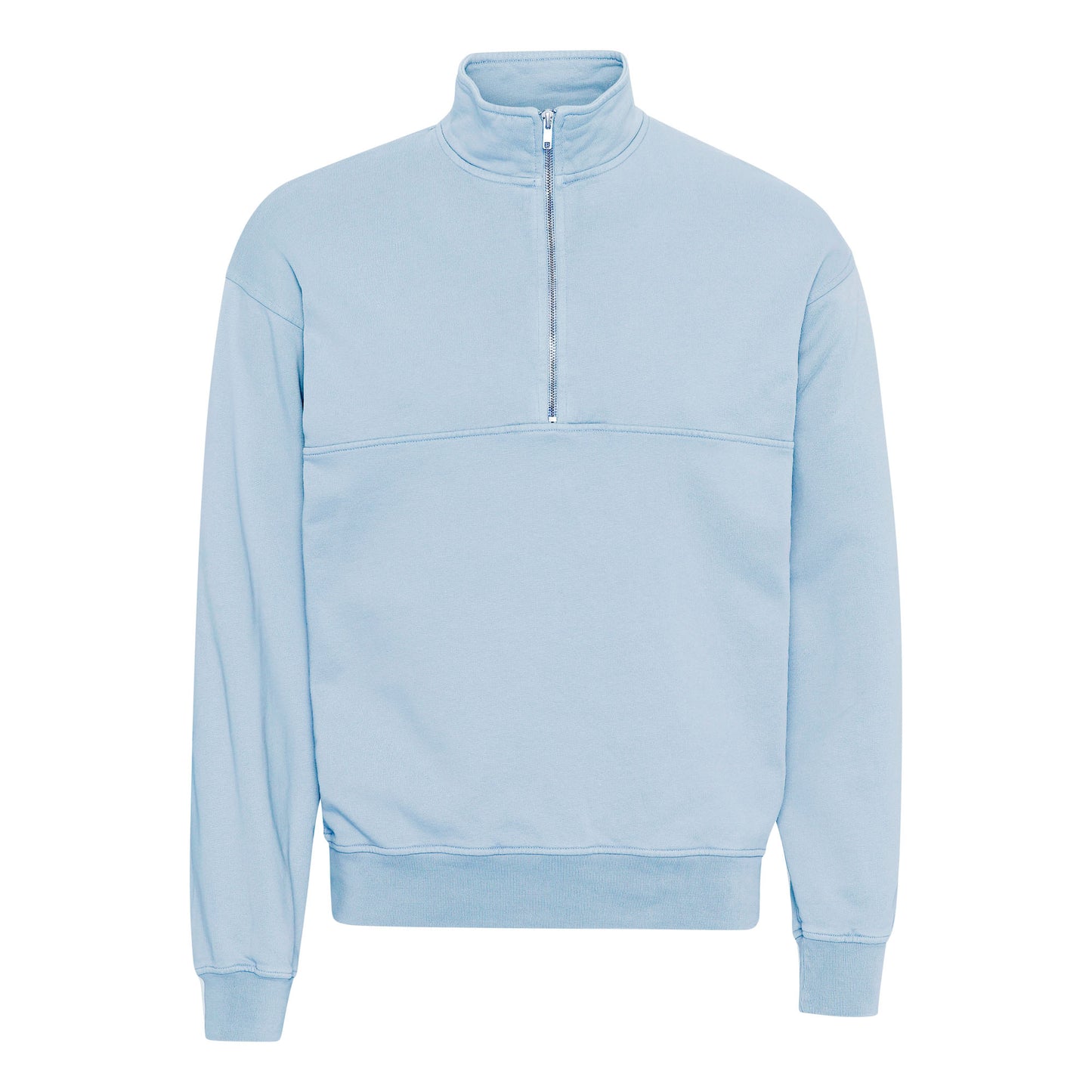 Colorful Standard Organic Quarter Zip - Polar Blue