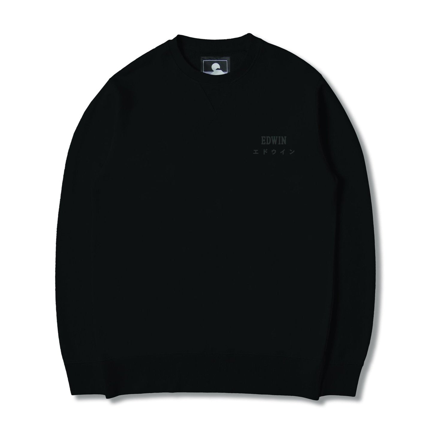 Edwin Base Crew Sweatshirt - Black