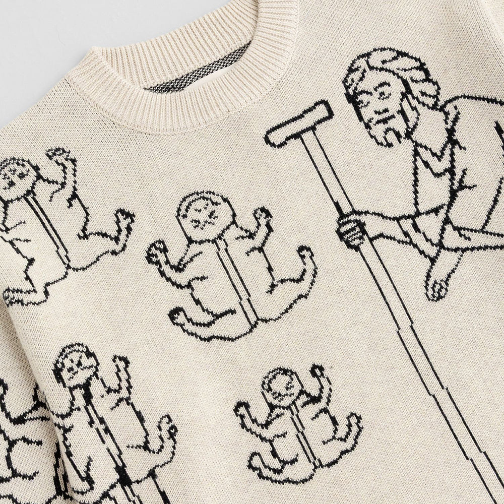 Heresy Frogs! Knit - Fog