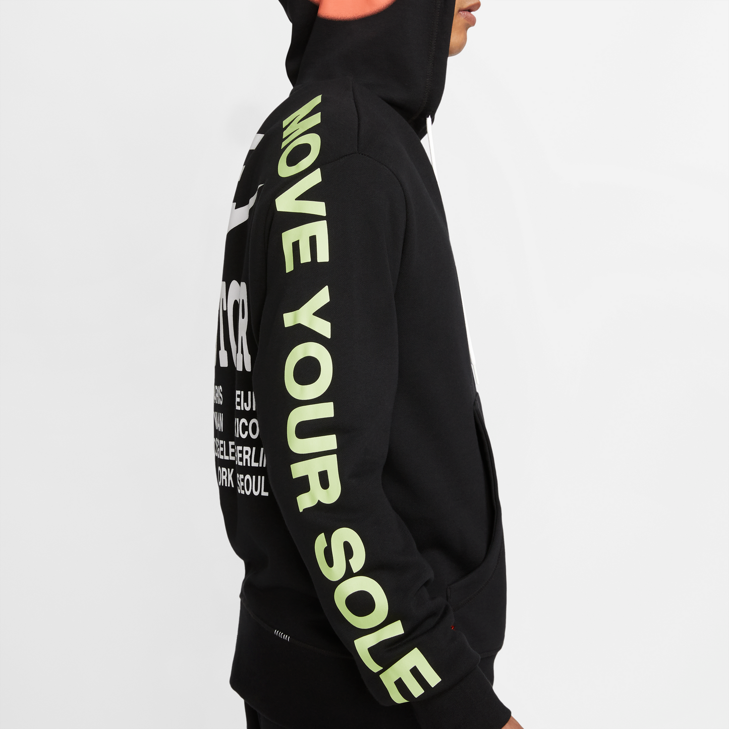 Nike Sportswear World Tour Pullover Hoodie - Black