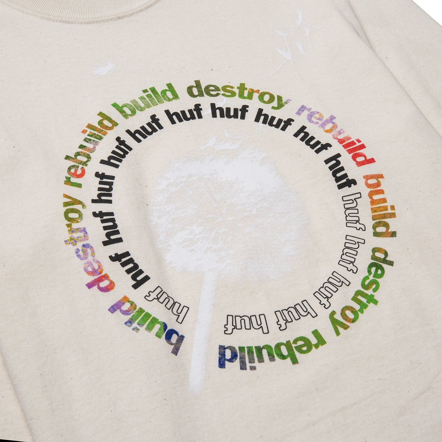 HUF Dandelion LS T-Shirt - Natural