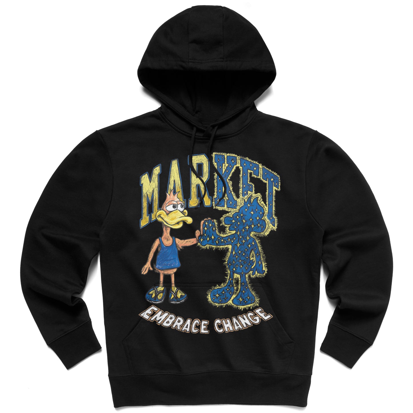 MARKET Dark And Light Duck Hoodie - Black