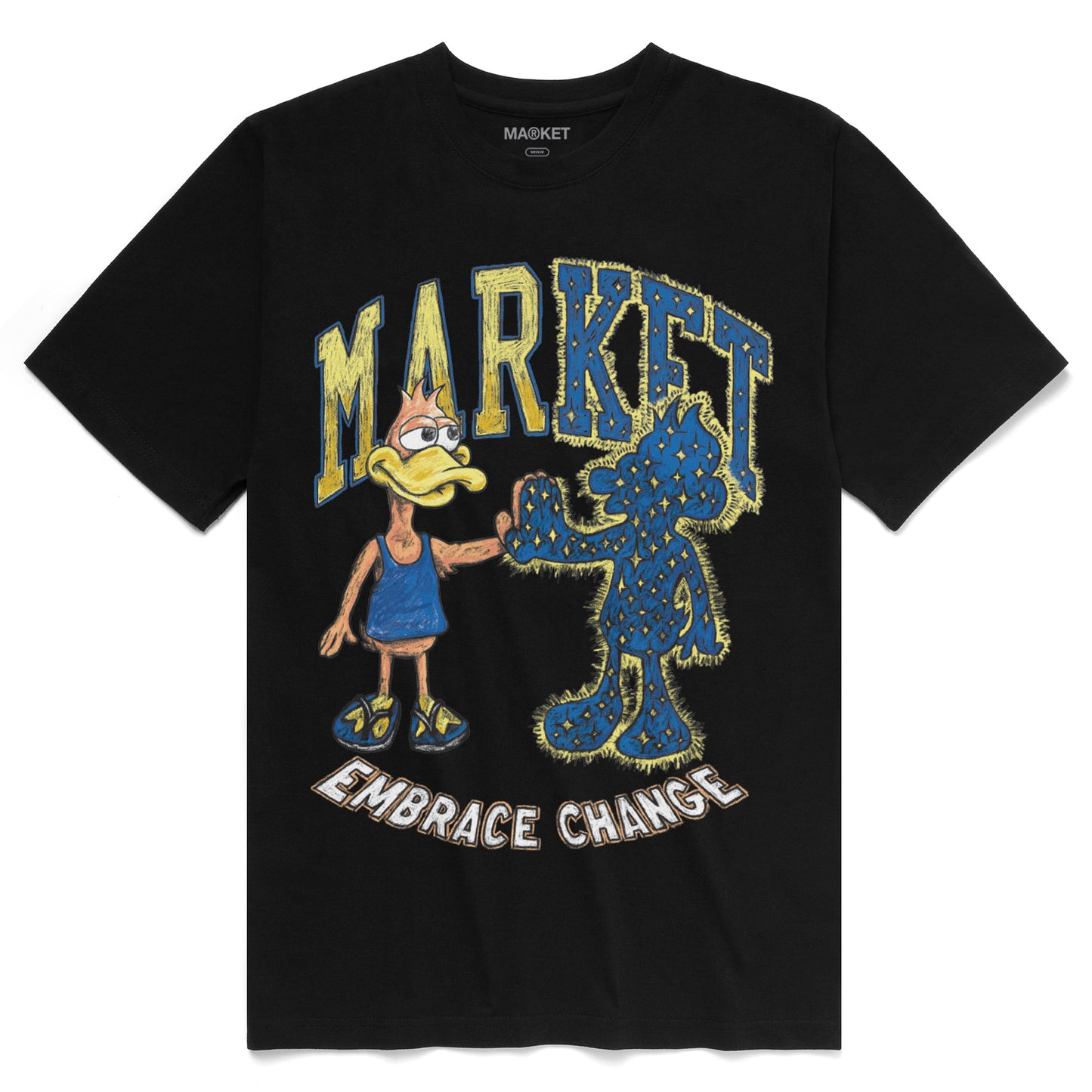 MARKET Dark And Light Duck T-Shirt - Black