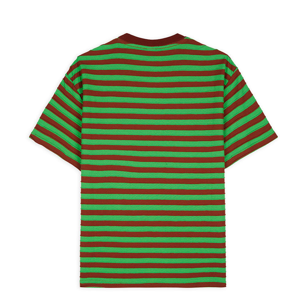 Brain Dead Denny Blaine Striped T-Shirt - Apple