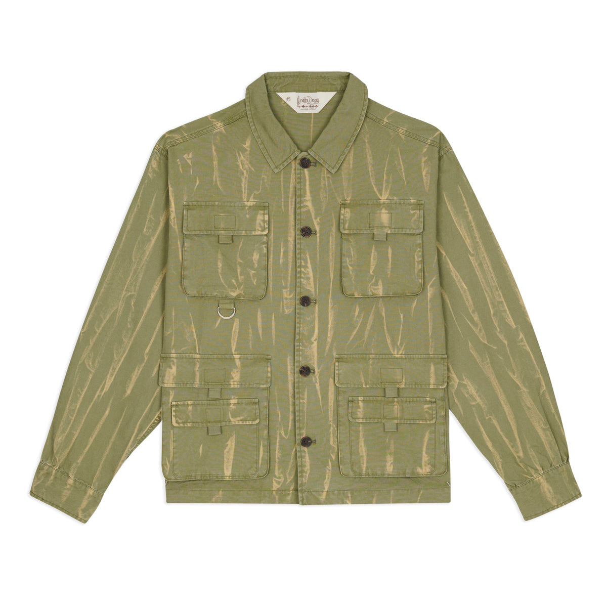 Brain Dead Discharge Fatigue Overshirt - Olive