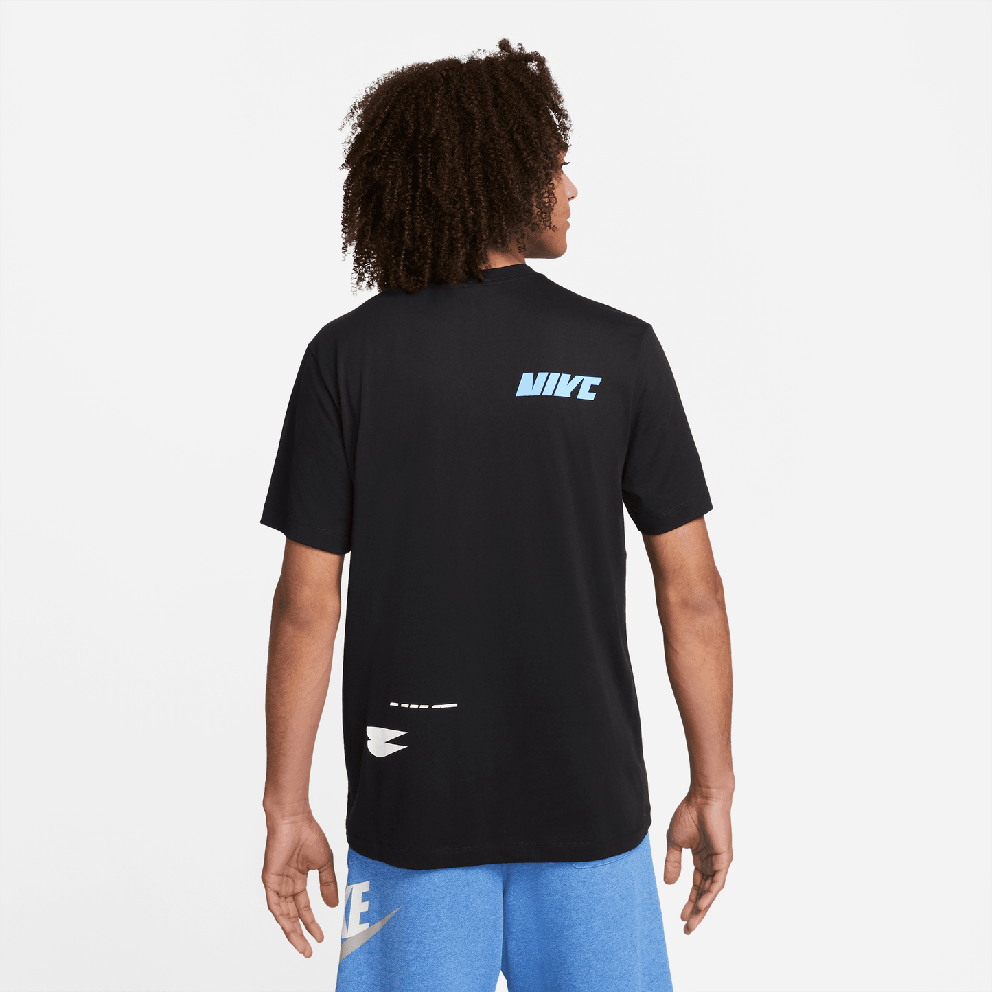 Nike Sportswear Essentials Sport T-Shirt - Black Dark Marina Blue