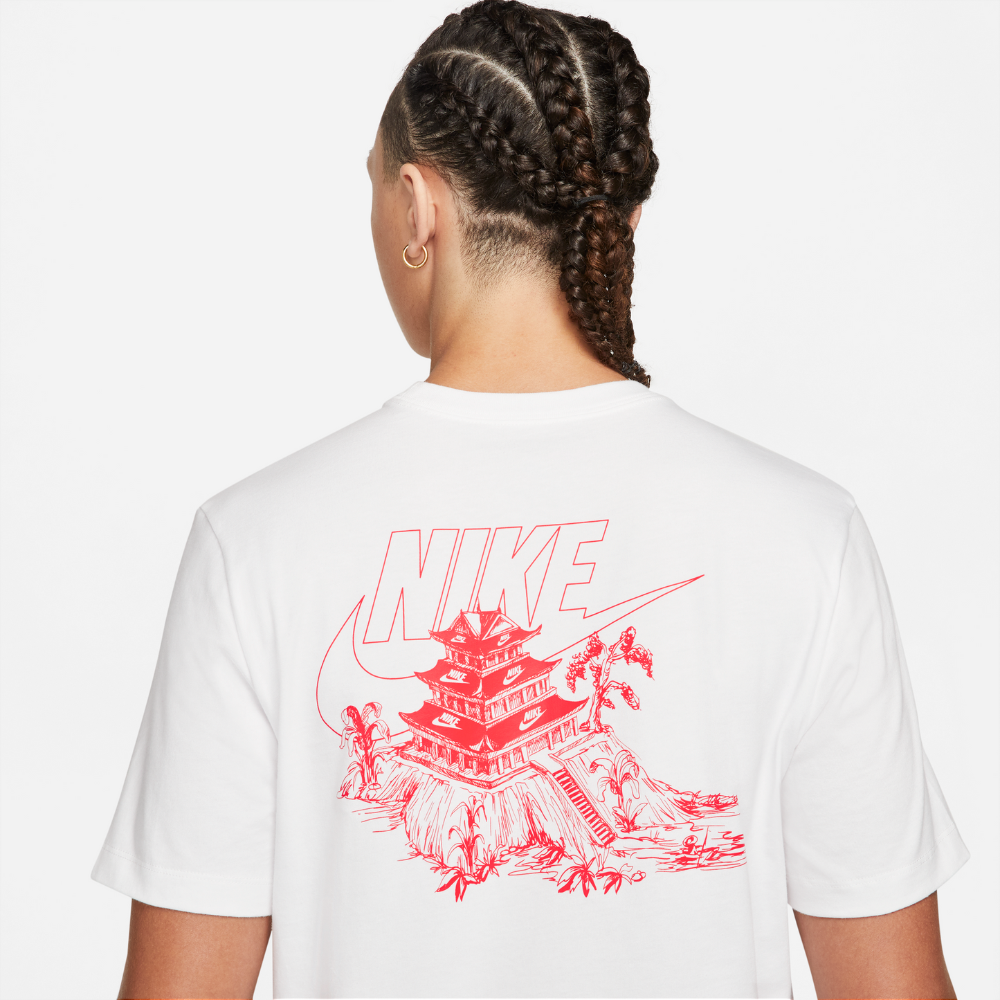 Nike Sportswear Temple Graphic T-Shirt - White