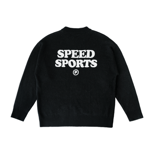 PAWA Speed Sports Doggo Knit Sweater - Black