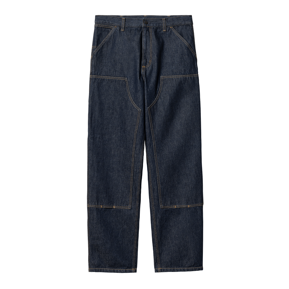 Carhartt WIP Double Knee Pant - Blue Rinsed