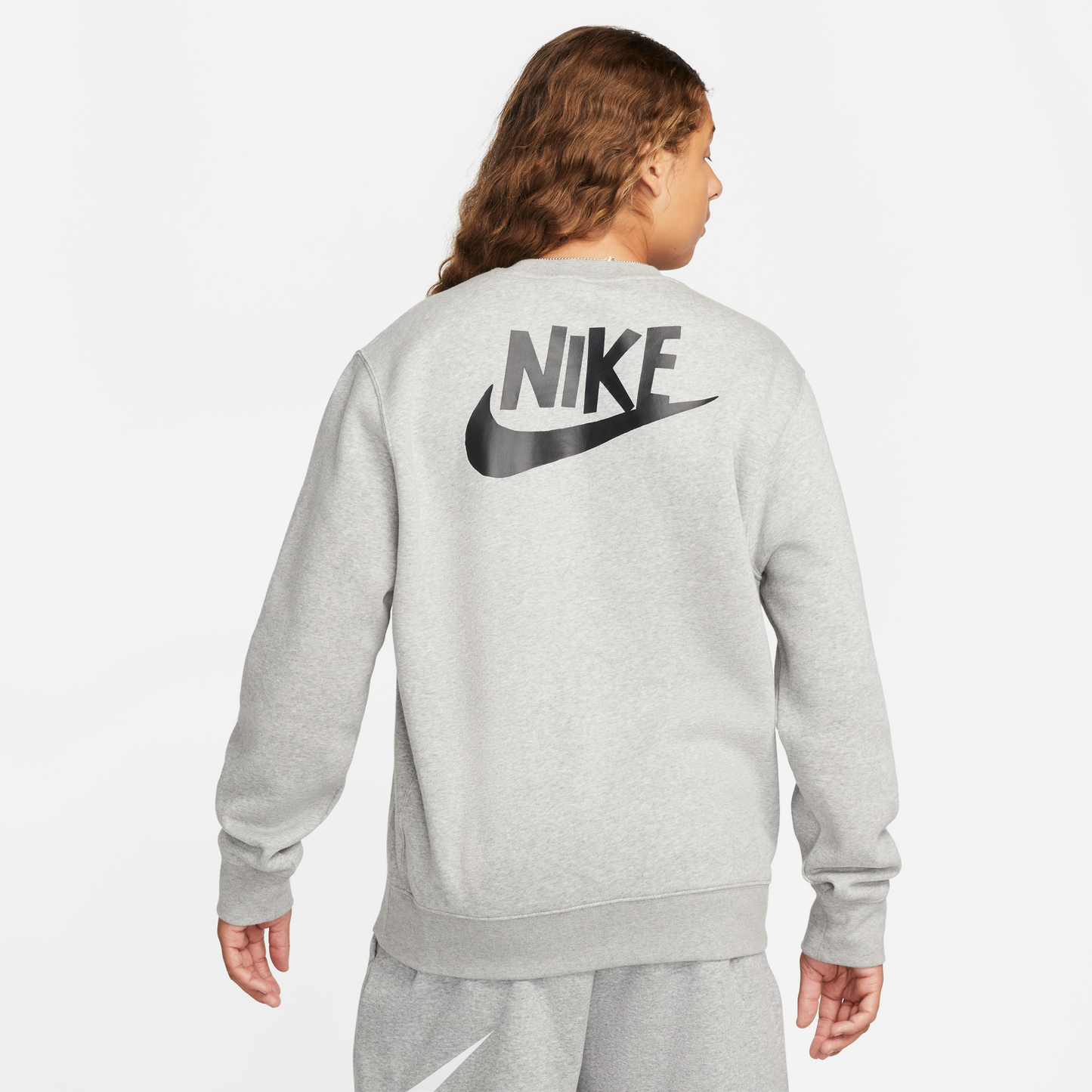 Nike Sportswear HBR-C Crew - Dark Grey Heather