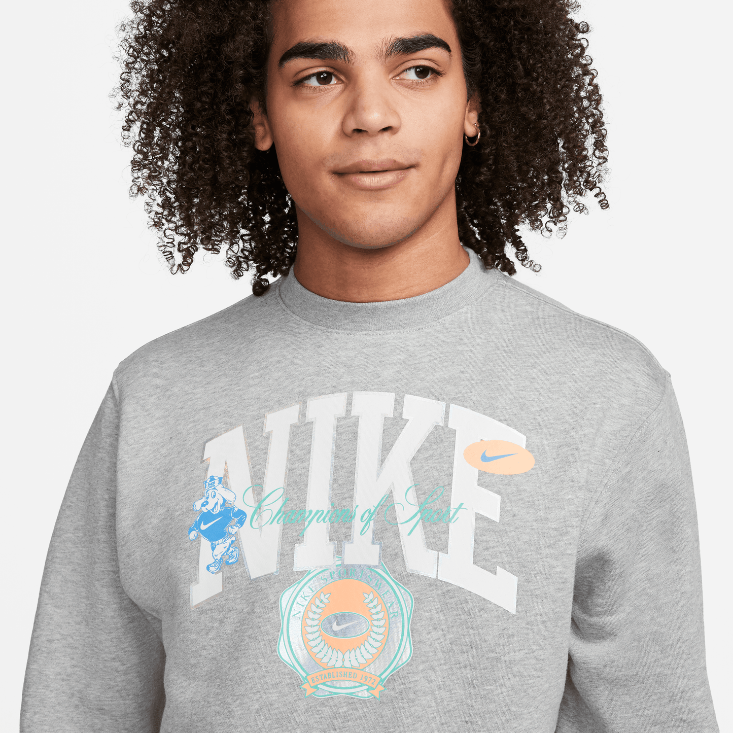 Nike Sportswear Varsity Crew Sweatshirt - Grey