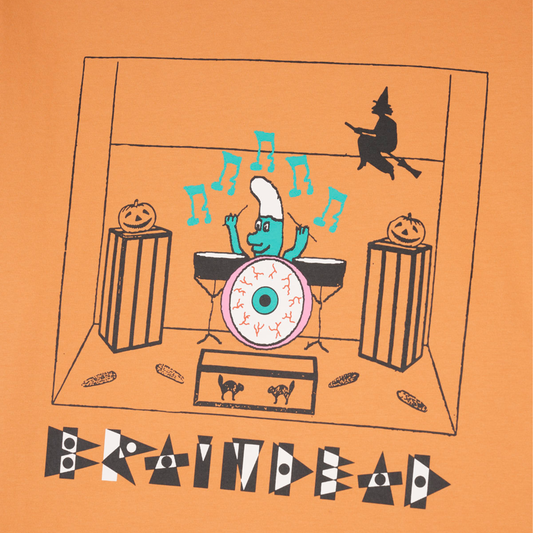 Brain Dead Drummer Boy T-Shirt - Peach