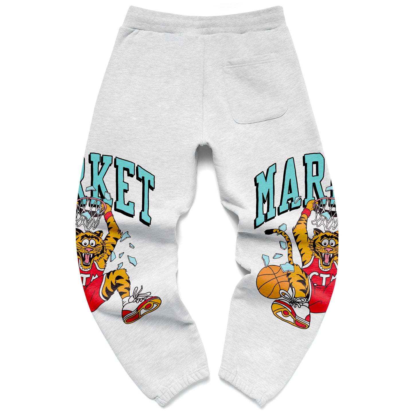 MARKET Dunking Cat Sweatpants - Ash