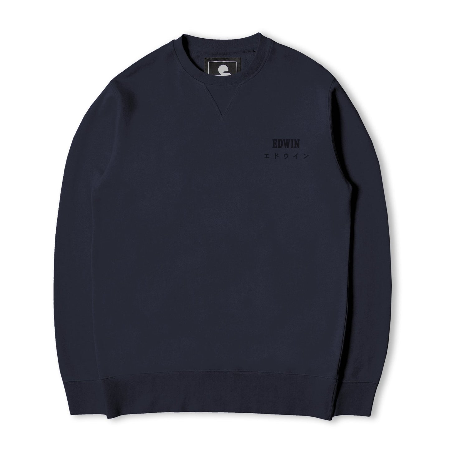 Edwin Base Crew Sweatshirt - Navy Blazer