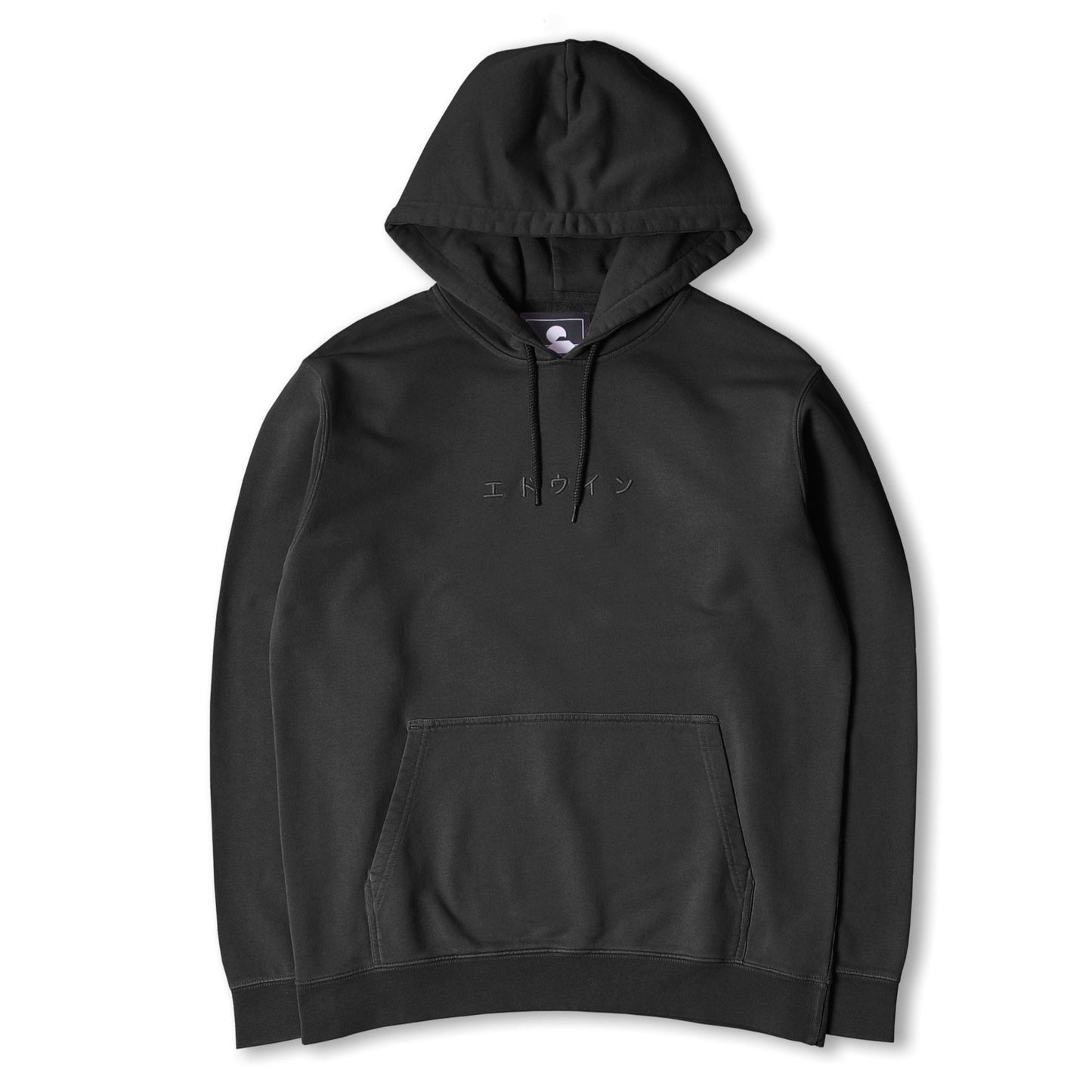 Edwin Katakana Hoodie - Ebony