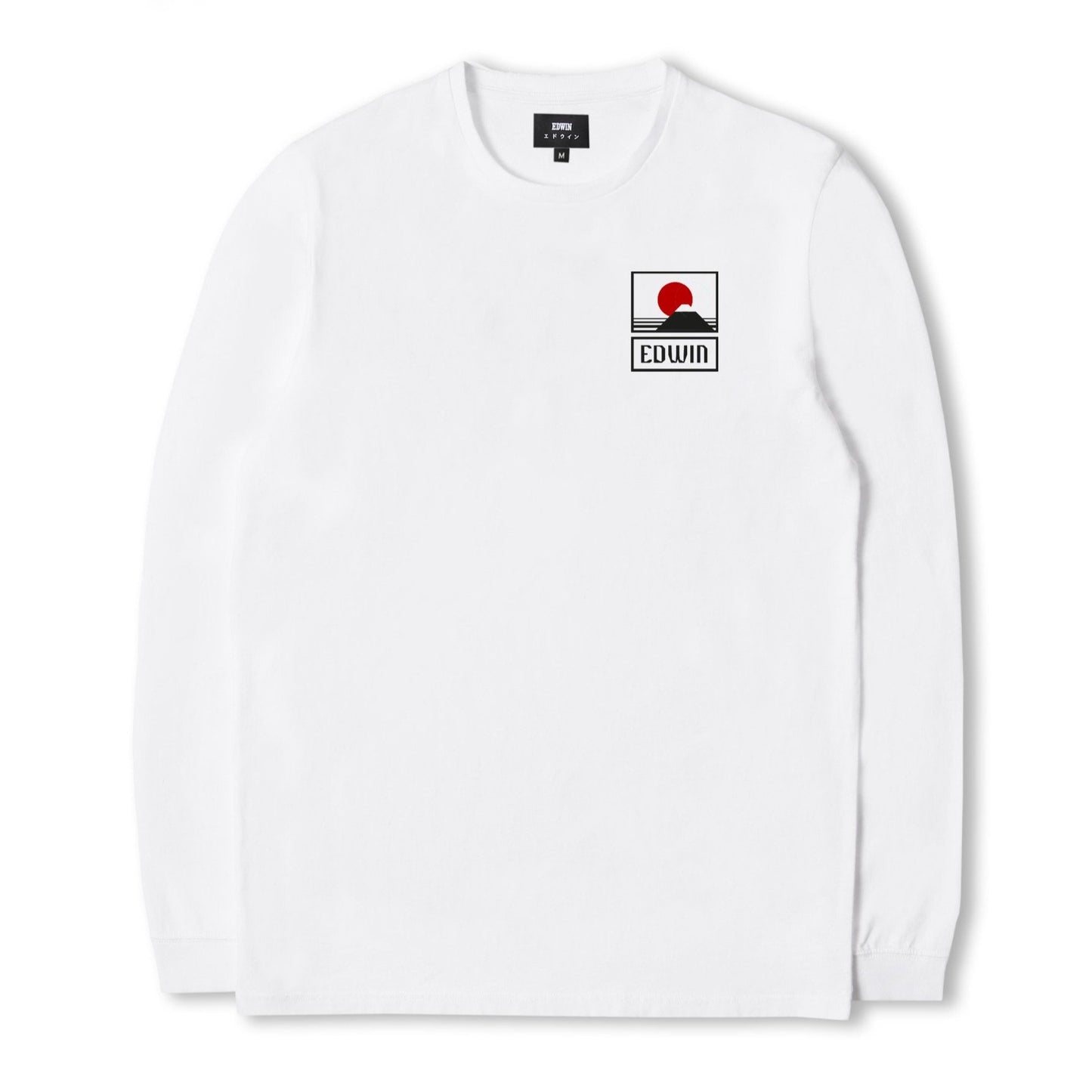 Edwin Sunset On Mt Fuji LS T-Shirt - White
