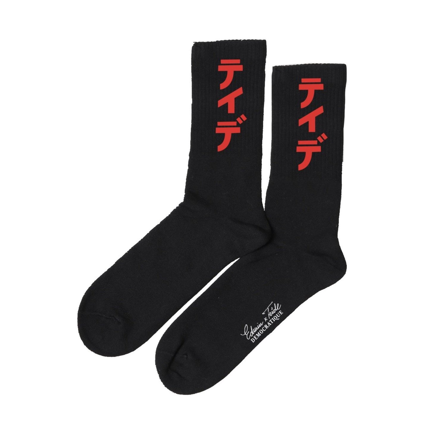 Edwin X Démocratique Teide Sock II - Black