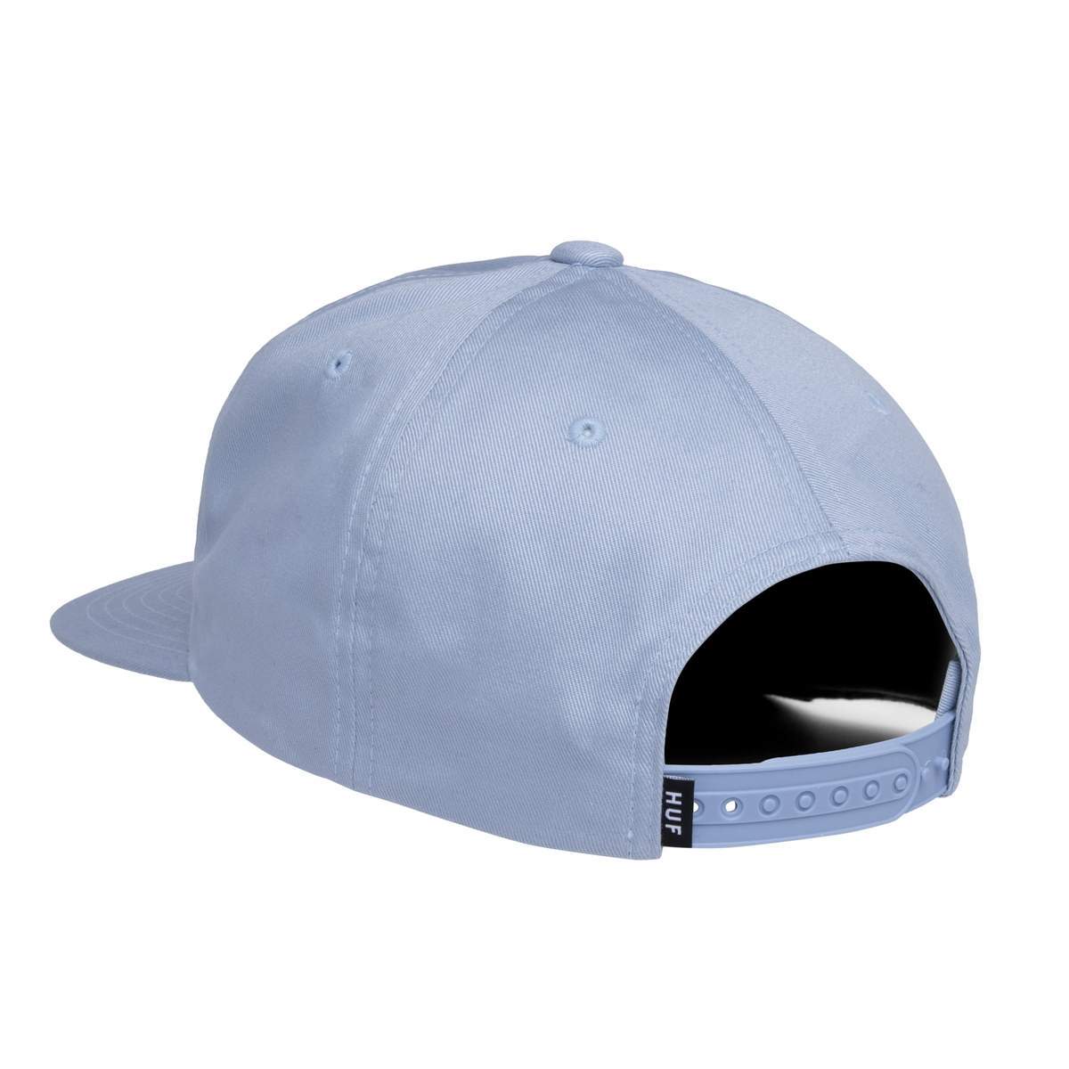 HUF Unstructured Triple Triangle Snapback - Blue Fog