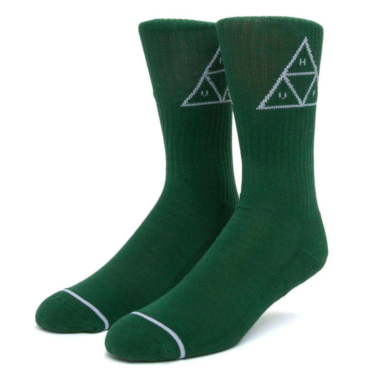 HUF Triple Triangle Crew Sock - Forest Green
